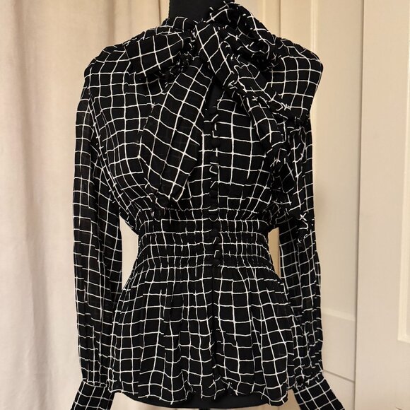 Celia Birtwell for Topshop 70s style blouse - Picture 1 of 3